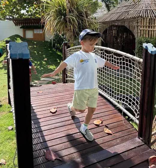 Children discovering the Wonder Garden at Forest Oasis Nursery