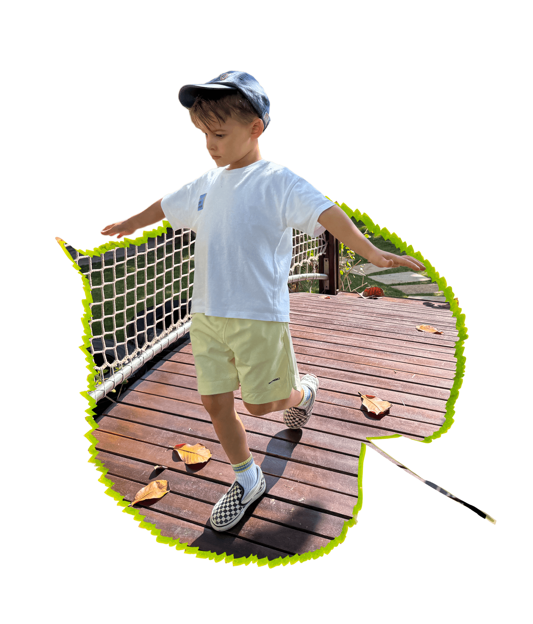 Child exploring nature at Forest Oasis Nursery